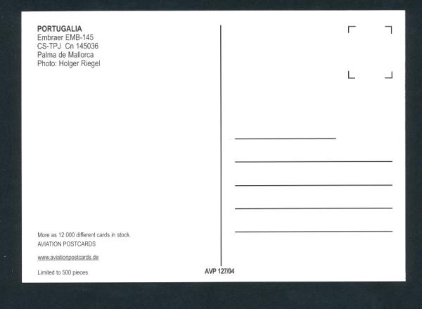 PORTUGALIA, Embraer EMB-145,