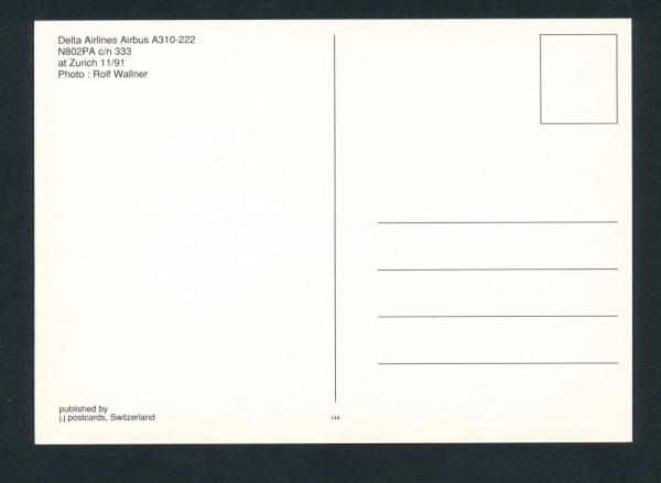 DELTA AIRLINES , Airbus A310-222,