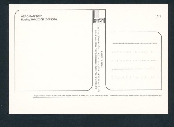 AEROMARTIME, Boeing 767-200er