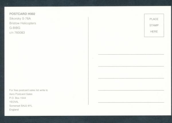 BRISTOW HELICOTERS, SIKORSKY S-76A,