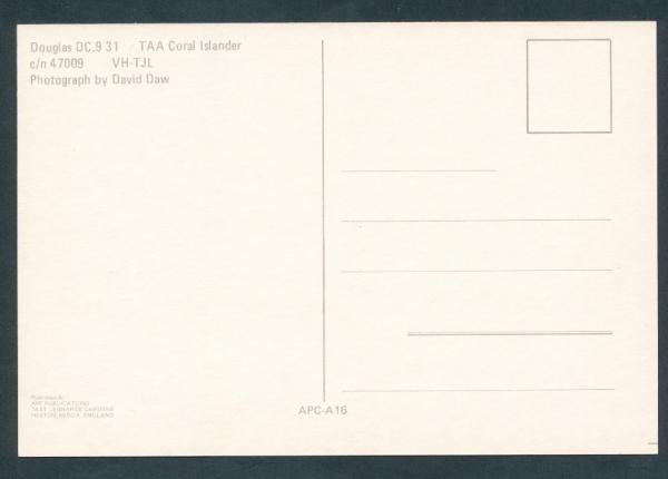 TAA CORAL ISLANDER, Douglas DC.9 31,