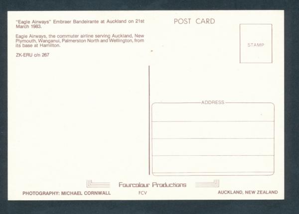 EAGLE AIRWAYS, March 1983,