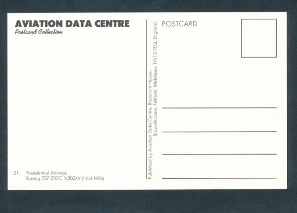 PRESIDENTIAL AIRWAYS, Boeing 737-230C,