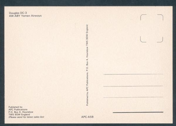 VEMEN AIRWAYs, Douglas DC-3,