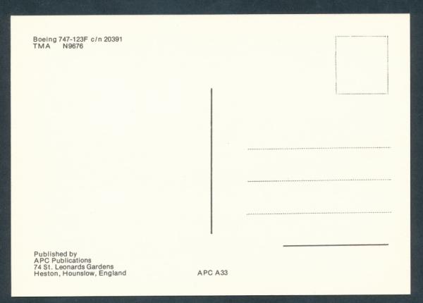 TMA, Boeing 747-123F,