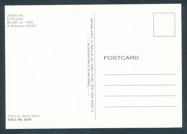 JASIN AIR, b 707-324C,