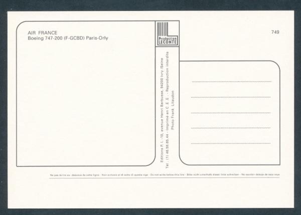 AIR FRANCE, Boeing 747-200,