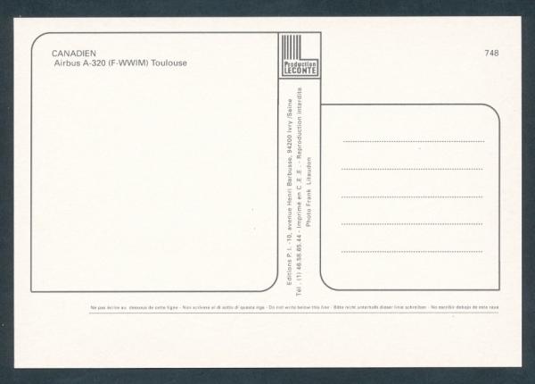 CANADAIEN, Airbus A-320,