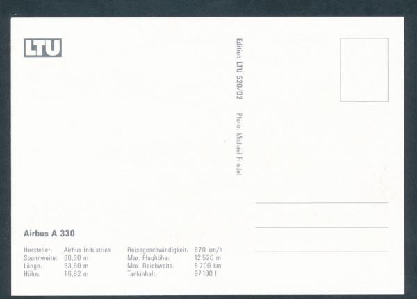 LTU, Airbus 330,