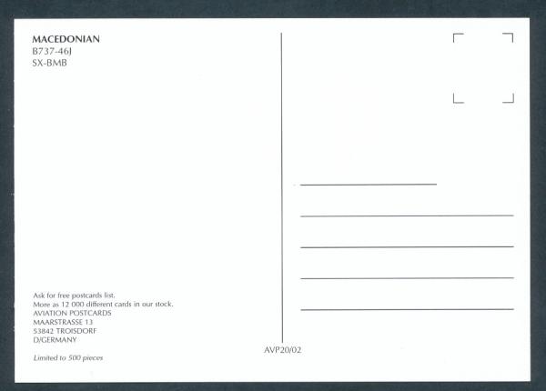 MACEDONIAN, B737-46J,