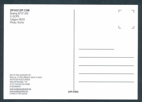 ZIP/4321ZIP.COM, Boeing B737-200,