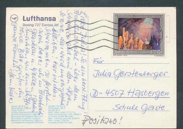 Lufthansa, Boeing 727 Europa Jet