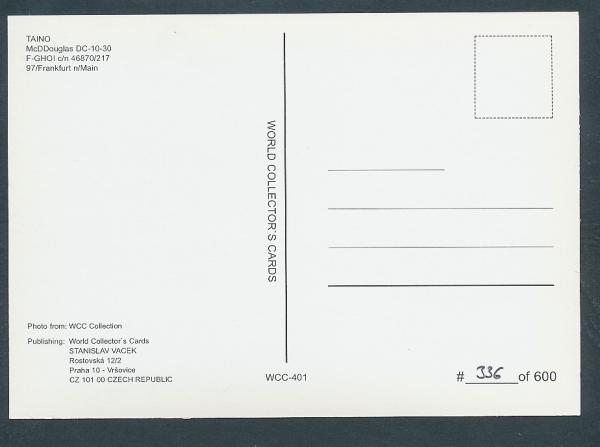 TAINO, Mcddouglas DC-10-30