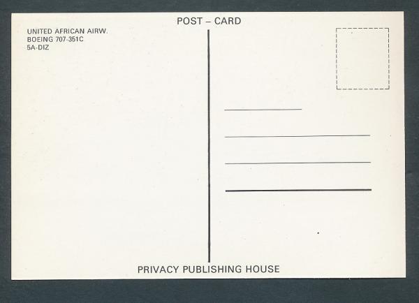 UNITED AFRICAN AIRWAYS, Boeing 707-351C