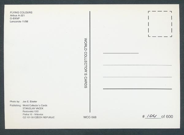 FLYING COLOURS Airbus A-321