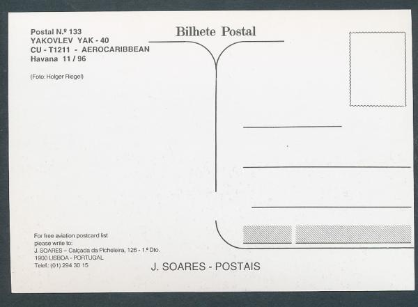 AEROCARIBBEAN Yakolev YAK - 40