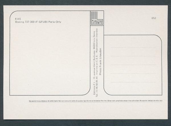 EAS Boeing 737-300 Paris