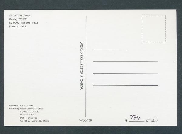 FRONTIER Boeing 737-201