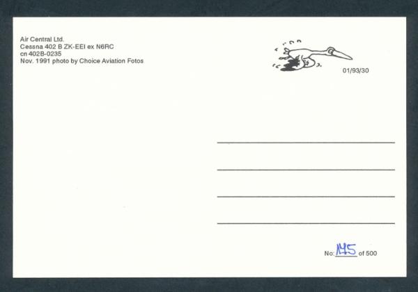 AIR CEBTRAL Ltd., Cessna 402,