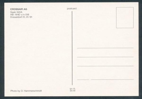 CROSSAIR AG, Saab 340A,