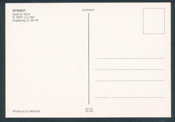 INTEROT, Dash 8- 102A,