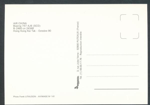 AIR CHINA, Boeing 747-4J6,