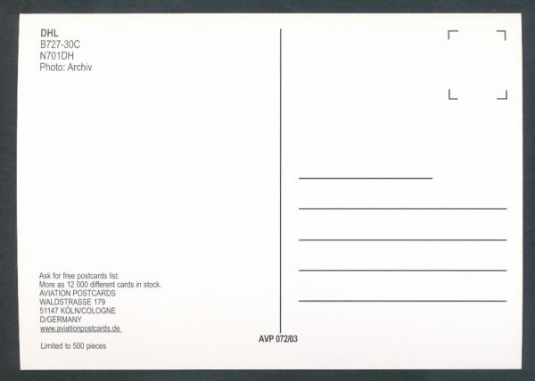 DHL, B727-30C,