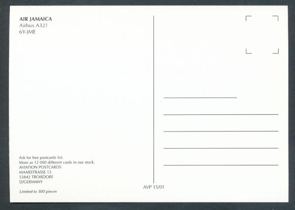 ALR JAMAICA, Airbus A321,