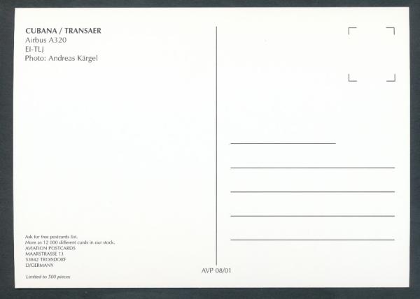 CUBANA / TRANSAER, Airbus A320,