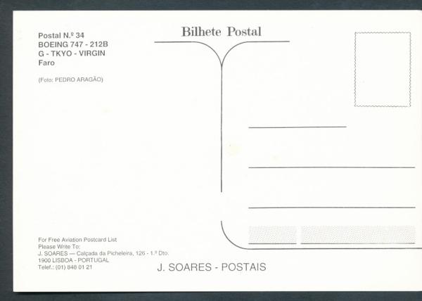 VIRGIN, Boeing 747 - 212B,