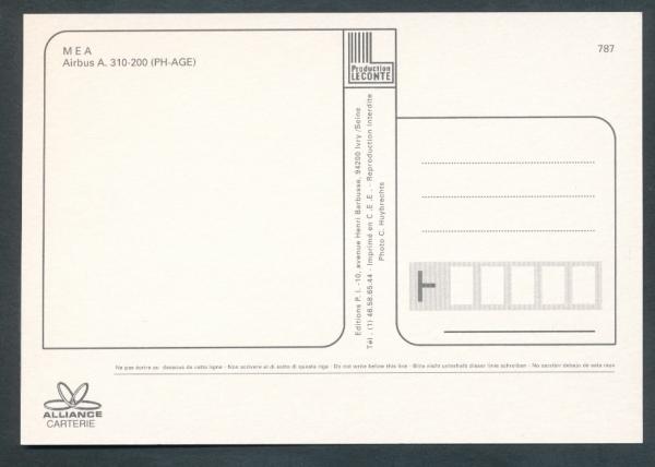 MEA, Airbus A 310-200,