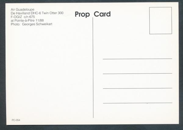 AIR GUADELOUPE, De Havilland DHC-6 Twin Otter 300,