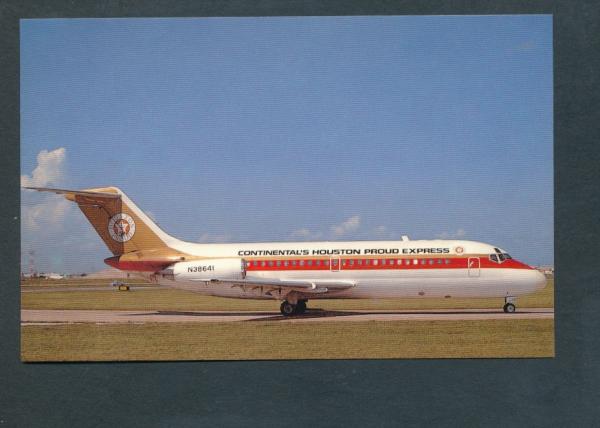 CONTINENTAL’S HOUSTON PROUD EXPRESS, Mcd Douglas DC 9-14,