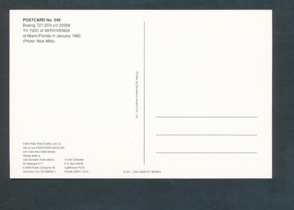 SERVIVENSA, Boeing 727-2D3,