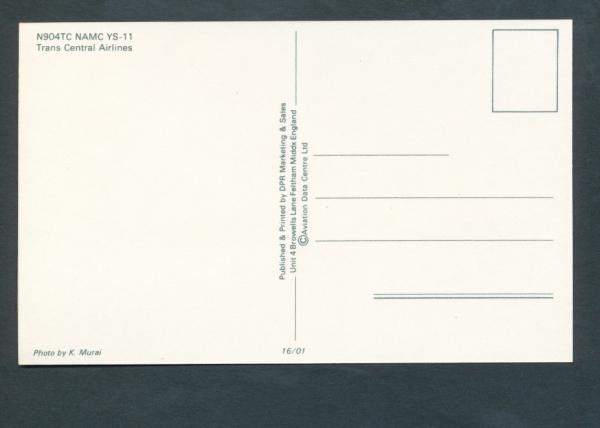 TRANS CENTRAL AIRLINES, N904TC NAMC YS-11,