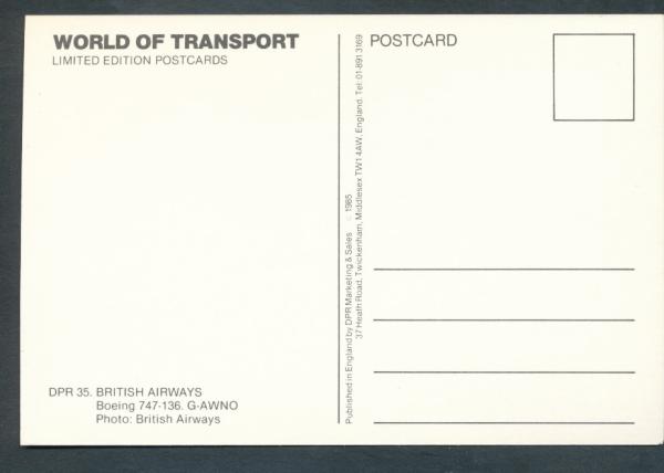 BRITISH AIRWAYS, Boeing 747-136,