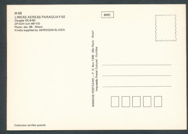 LINEAS AEREAS PARAGUAYAS, Douglas DC-8-63