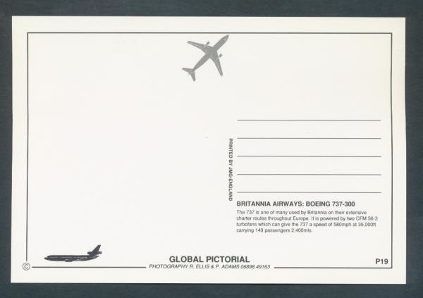 BRITANNIA AIRWAYS, Boeing 737-300,