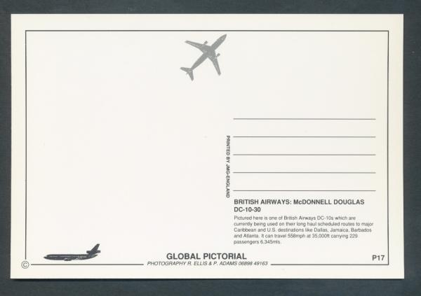 BRITISH AIRWAYS, McDonnell Douglas DC-10-30