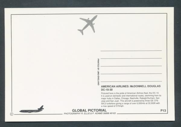 AMERICAN AIRLINES, McDonnell Douglas DC-10-30,