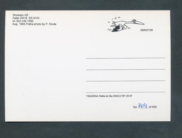 SKYWAYS AB, Saab 340 B,