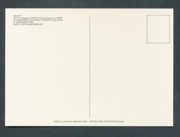 FLASH AIRLINES, WAP 57, Douglas DC8F-55,