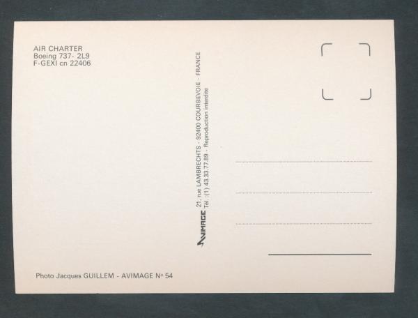 AIR CHARTER, Boeing 737-2L9