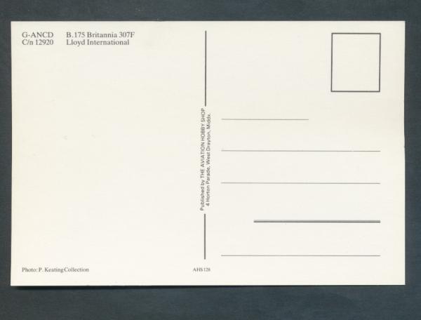 LLOYD INTERNATIONAL, B.175 Britannia 307F,