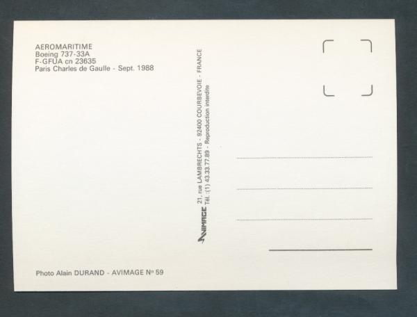 AÈROMARITIME, Boeing 737-33A,
