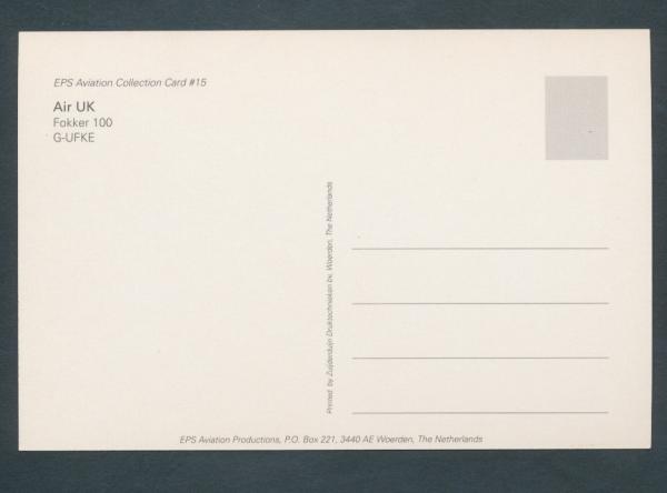AIR UK, Fokker 100,