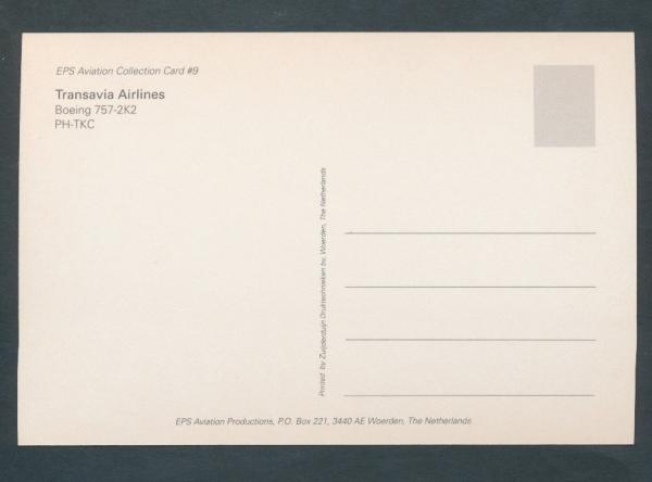 TRANSAVIA AIRLINES, Boeing 757-2K2,