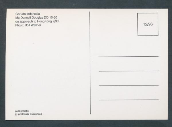 GARUDA INDONESIA, MDonnell Douglas DC-10-30,