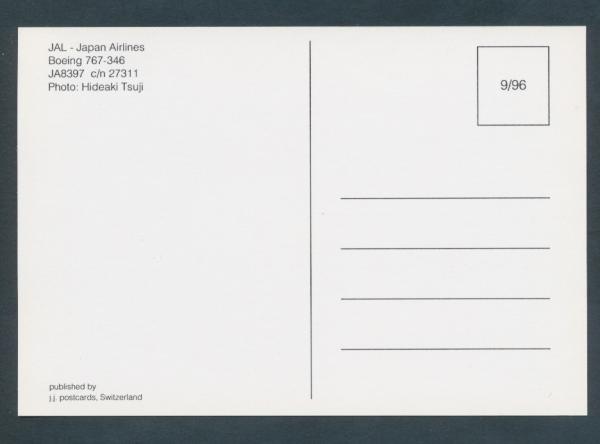 JAL-JAPAN AIRLINES, Boeing 767-346,