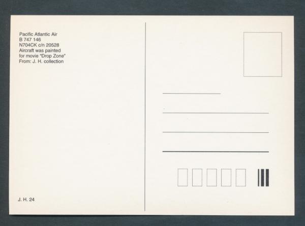 PAC ATLANTIC AIR, B 747 146,